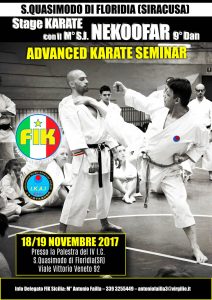 Stage con il M° Nekoofar in Sicilia