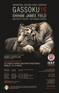 Stage di Karate Shotokan con M° James Field
