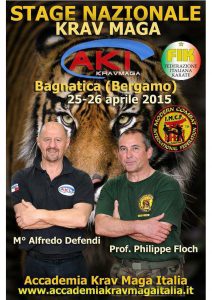 Stage Nazionale di Krav Maga - AKI con M° Defendi e M° Floch