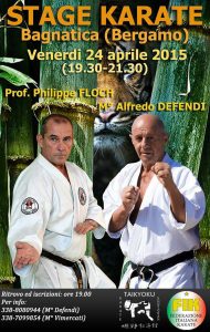 Stage di Karate con M° Floch e M° Defendi