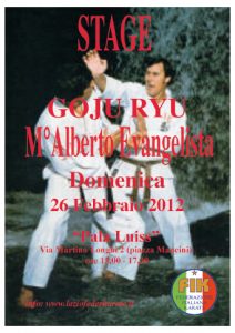 Stage di Karate Goju Ryu con M° Evangelista