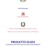 Corso Nazionale di Formazione Operatore Karate Adattato