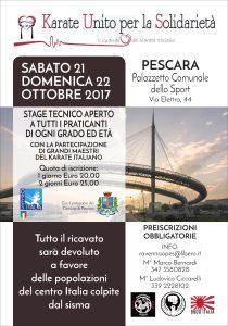 Karate Unito per la Solidarietà - Stage Tecnico