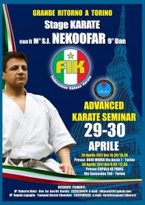Stage con il M° Nekoofar in Piemonte