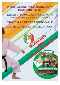 6° Corso Nazionale di Formazione per Insegnanti Tecnici - Prima Fase