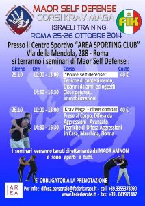 Seminario Krav Maga Maor Self Defense
