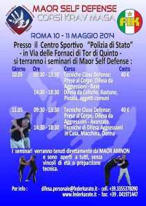 Seminario Krav Maga Maor Self Defense