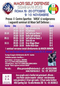 Seminario Krav Maga Maor Self Defense