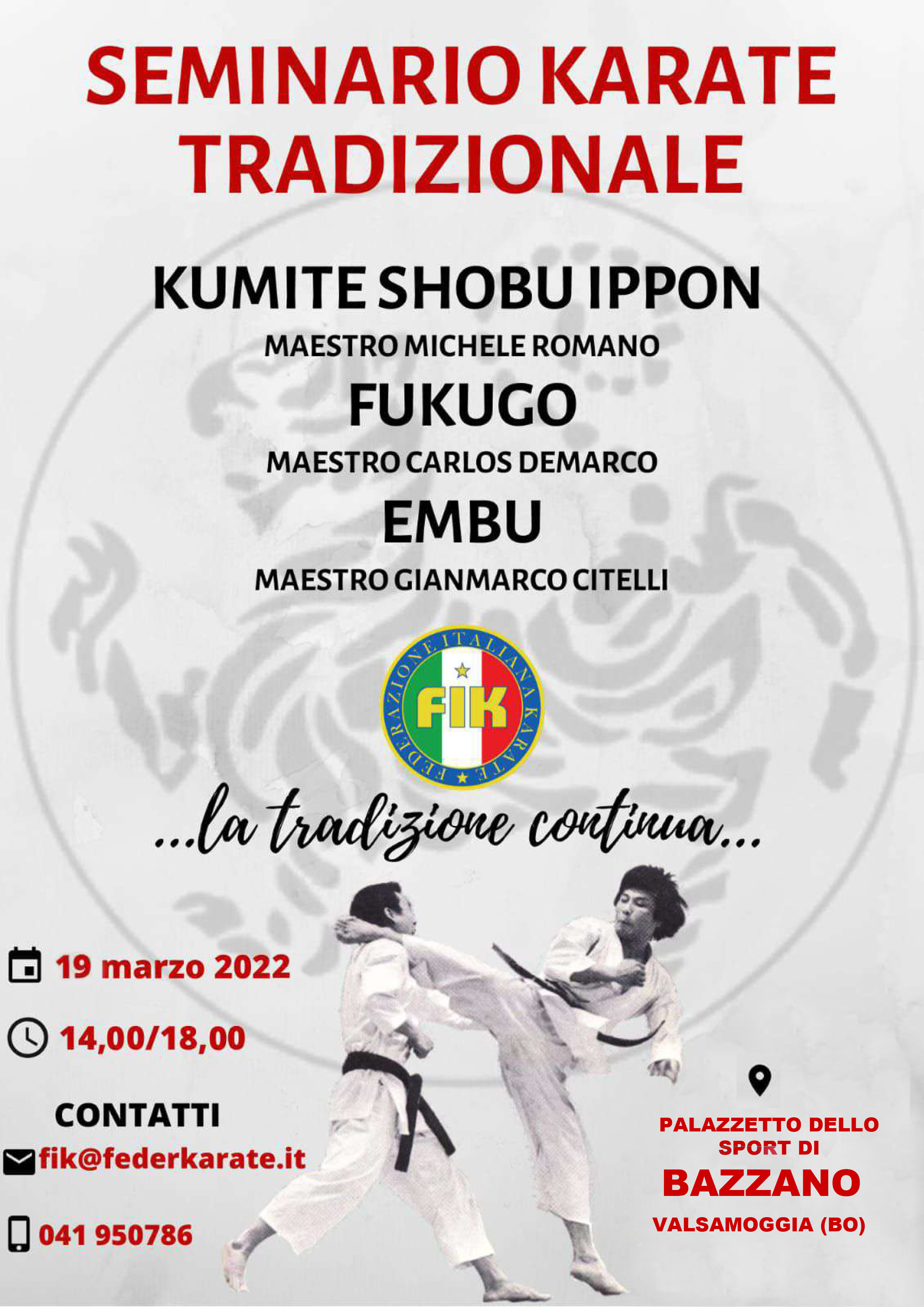 Seminario Nazionale di Karate Tradizionale